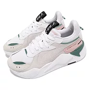 Puma 休閒鞋 RS X Reinvent 老爹鞋 女鞋 厚底 麂皮 緩震 穿搭推薦 流行款 灰 綠 37100813 37100813 24.5cm GREY/GREEN