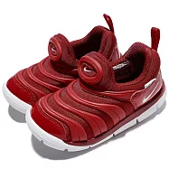 Nike 休閒鞋 Dynamo Free TD 小童鞋 運動 休閒 慢跑 襪套式 透氣 輕量 紅 白 343938621 343938-621 12cm RED/WHITE