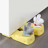 [媽咪可兒]療癒系動物造型防撞門擋門塞(起司鼠系列) -小灰鼠