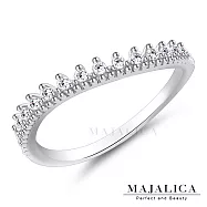 Majalica女戒尾戒 奇蹟 甜美淑女款 戒指 925純銀尾戒 線戒 新春開運防小人 兩色任選 單個價格 PR8039 美圍 ‧銀色#6