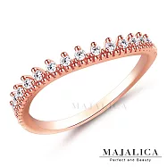 Majalica女戒尾戒 奇蹟 甜美淑女款 戒指 925純銀尾戒 線戒 新春開運防小人 兩色任選 單個價格 PR8039 美圍 ‧玫金#3