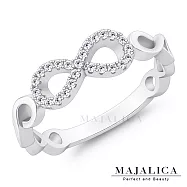 Majalica女戒尾戒 無限夢想 甜美淑女款 戒指 925純銀尾戒 線戒 新春開運防小人 兩色任選 單個價格 PR8041 美圍 ‧銀色#3