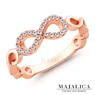 Majalica女戒尾戒 無限夢想 甜美淑女款 戒指 925純銀尾戒 線戒 新春開運防小人 兩色任選 單個價格 PR8041 美圍 ‧玫金#4