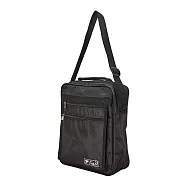 WAIPU MIT台灣製造 多功能側背包 男女休閒包 跨肩包 商務直式側背包 斜背包 03-023 黑色