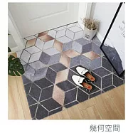 【巴芙洛】防疫清潔刮泥加大可裁剪絲圈地墊60x90cm 幾何空間