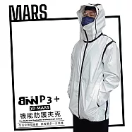 BNN MARS 3D戰神版 P3+機能防護防飛沫外套 夾克 飛行衣 2XL 白