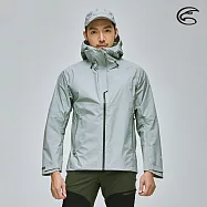 【Xpore體驗價↘】ADISI 男20D超輕量Xpore-3L防水透氣連帽外套AJ2111045 (S-2XL) / 防風 防潑水 快乾 輕量 環保 阻菌 M 鋼青石灰