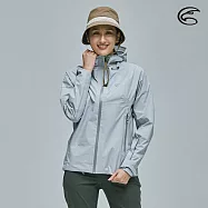 【Xpore體驗價↘】ADISI 女20D超輕量Xpore-3L防水透氣連帽外套AJ2111046 (S-2XL) / 防風 防潑水 快乾 輕量 環保 阻菌 L 波光灰紫