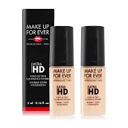 MAKE UP FOR EVER ULTRA HD超進化無瑕粉底液(5ml)X2#Y218-公司貨