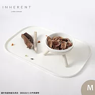 Inherent Oreo 寵物低腳碗 寵物碗 寵物碗架 狗碗 M 純淨白
