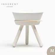 Inherent Oreo 寵物高腳碗 寵物碗 寵物碗架 狗碗 M 純淨白