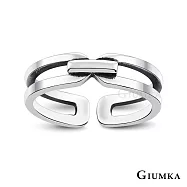 GIUMKA 925純銀戒指尾戒 開口戒 情人戒指 情人節 禮物 情侶戒指 單個價格 MRS20011 寬版美國圍7號