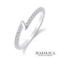 Majalica純銀戒指 時尚 線戒 戒指女戒 925純銀尾戒 新春開運防小人 PR9040 美國圍4號