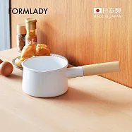 【日本FORMLADY】小泉誠 kaico日製原木單柄琺瑯牛奶鍋-920ml