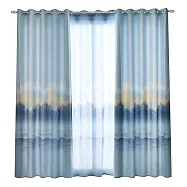 【巴芙洛】自然清靜森林遮光窗簾150x210cm 雲海窗簾