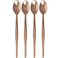 《La Cafetiere》英國 銅色拿鐵咖啡匙4入 | 攪拌匙 茶匙 下午茶餐具