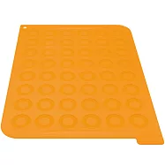 《EXCELSA》義大利 Sweet 48格矽膠馬卡龍烤墊(橘40cm) | 點心烤模
