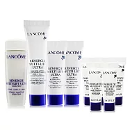 LANCOME 蘭蔻 超緊顏白金體驗組(煥亮雪露(15ml)+輕乳液(15ml)+淡斑精粹(10ml)X2+眼霜(3ml)X5)-公司貨