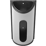 《FOX RUN》美國 壁掛式塑膠袋收納盒 | 整理籃 置物籃 儲物箱 - 黑銀 - 黑銀