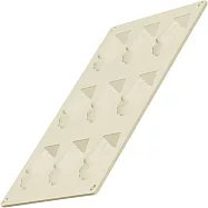 《GHIDINI》義大利 9格矽膠瑪德蓮烤模 | 點心烤模 - 米白 - 米白