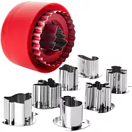 《ibili》罐裝果醬林茲餅乾模9件 | 林茲餅乾模 烘焙點心 - 聖誕