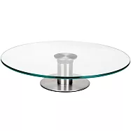 《ibili》西班牙 玻璃蛋糕轉台 | 蛋糕轉盤 蛋糕架 蛋糕裝飾 裱花台 - 11吋 - 11吋