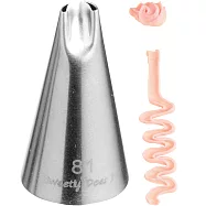 《Sweetly》英國 半圓扁口花嘴 | 擠花嘴 - 0.6cm - 0.6cm