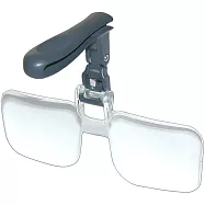 《CARSON》夾帽放大鏡 | 物品觀察 老人閱讀 年長長者 輔助視力 - 2.25x