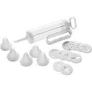 《Premier》英國 餅乾擠花筒+花嘴壓模片16件 | 餅乾槍 擠花器 擠花槍