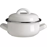 《Premier》英國 附蓋雙耳琺瑯湯鍋 | 醬汁鍋 煮醬鍋 牛奶鍋 - 13cm - 13cm