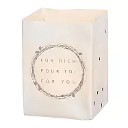 《RADER》紙袋+玻璃燭台組(予你) | 蠟燭臺 燭座