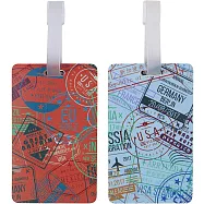 《TRAVELON》美國 行李掛牌2件 | 行李吊牌 識別吊牌 登機牌 姓名牌 - 入境章 - 入境章