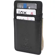 《TRAVELON》網拼防護鈔票RFID證件夾(黑) | 卡片夾 識別證夾 名片夾 RFID辨識