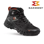 GARMONT 女款GTX中筒越野疾行健走鞋9.81N.AIR.G. 2.0 MID WMS 002493 / GoreTex 防水透氣 米其林大底 越野跑 環保再生尼龍 UK5 黑色