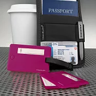 《TRAVELON》美國 我的行李掛牌 | 行李吊牌 識別吊牌 登機牌 姓名牌 - 深桃2入 - 深桃2入