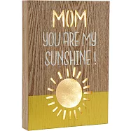 《VERSA》木質長方燈飾 | 造型燈飾 療癒小物 床邊燈 - 黃太陽