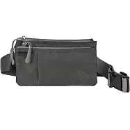 《TRAVELON》六層輕便防潑水腰包 | 隨身包 貼身包 - 灰