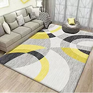 【巴芙洛】加大款北歐時尚水晶絨地毯140*200CM 抽之藝術