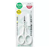 日本綠鐘+QQ附套不鏽鋼毛髮彎式安全修容剪(QQ-900)