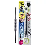 日本綠鐘Mimi專利附膠頭刷全360度旋轉耳扒(黑色,G-2169)