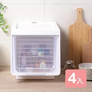 《真心良品》KEYWAY大開口前掀式直取整理箱(29L)-4入組