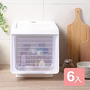 《真心良品》KEYWAY大開口前掀式直取整理箱(29L)-6入組