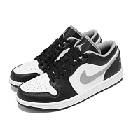 Nike 休閒鞋 Air Jordan 1代 Low 男鞋 低筒 小影子 喬丹 AJ1 皮革 黑 白 553558040 553558-040 32cm BLACK/WHITE