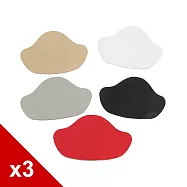 糊塗鞋匠 優質鞋材 N306 超纖皮鞋內修補貼 3組 (每1組含補貼片大X2、補貼片小X2、助黏劑X2、手套X1) A01黑色