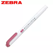 ZEBRA MILDLINER WKT7 雙頭柔性螢光筆 紅
