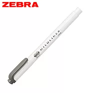 ZEBRA MILDLINER WKT7 雙頭柔性螢光筆 深邃灰