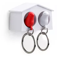 QUALY 迷你雀兒愛巢(白屋+白鳥+紅鳥)