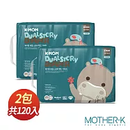 韓國K-MOM 頂級超薄瞬吸紙尿布-M(60片) 2包(箱購)