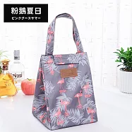 【DR.Story】全新39款高品質便當袋 保冷保溫袋 F-粉鵝夏日