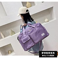 【DR.Story】乾濕分離防水隔層多收納空間運動背包 夢想殷紫氣氛